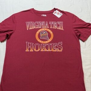 NCAA CSA Virginia Tech Hokies Classic Maroon Graphic T-Shirt NWT